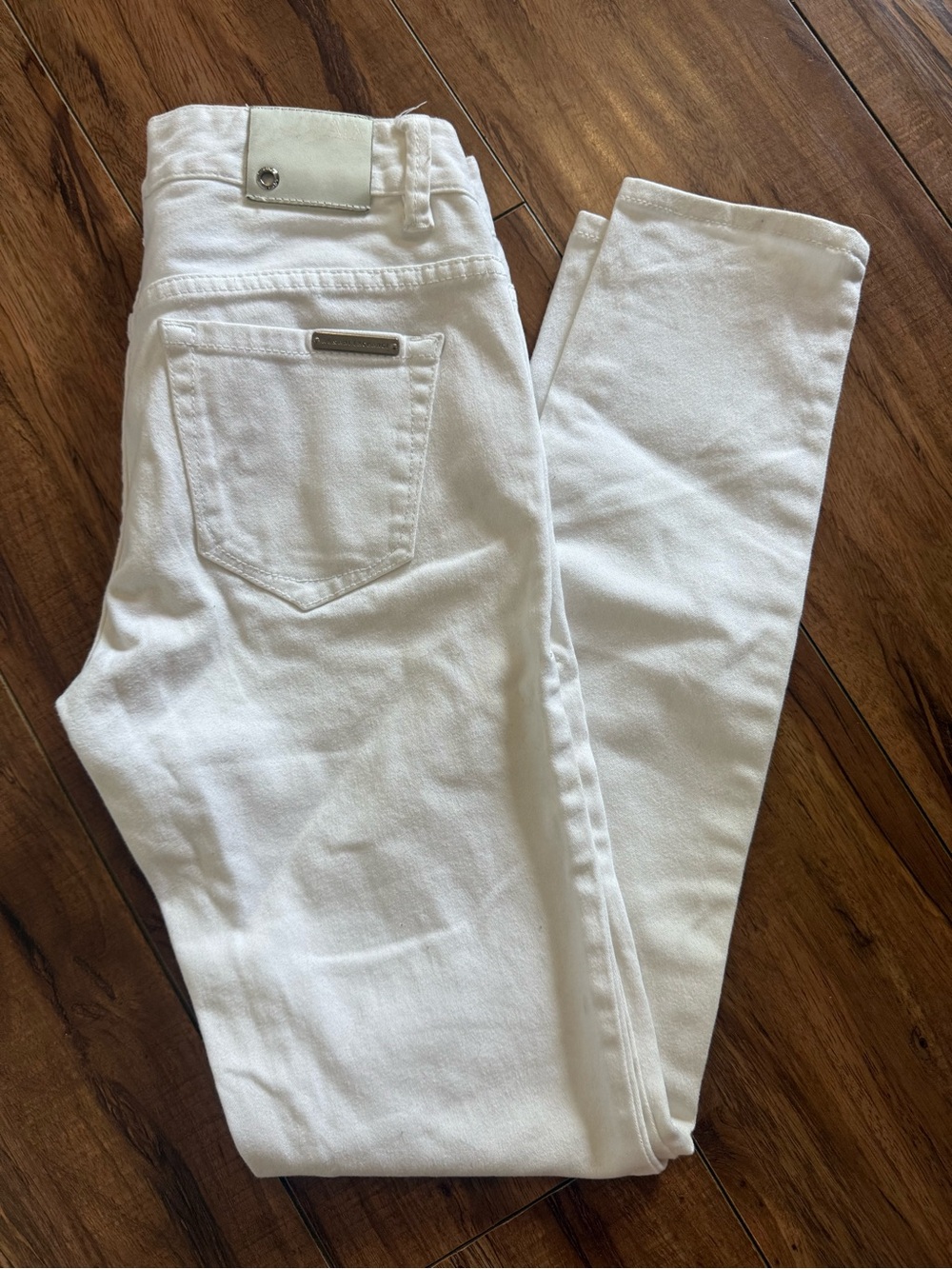 Women's White Slim Jeans